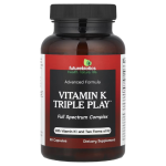 Futurebiotics, Vitamin K Triple Play™, 60 Capsules in Pakistan