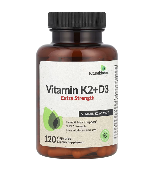 Futurebiotics, Vitamin K2 + D3, Extra Strength, 120 Capsules in Pakistan