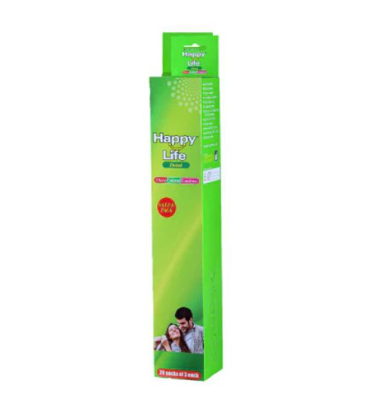Happy Life Dotted 3's Condoms In Pakistan