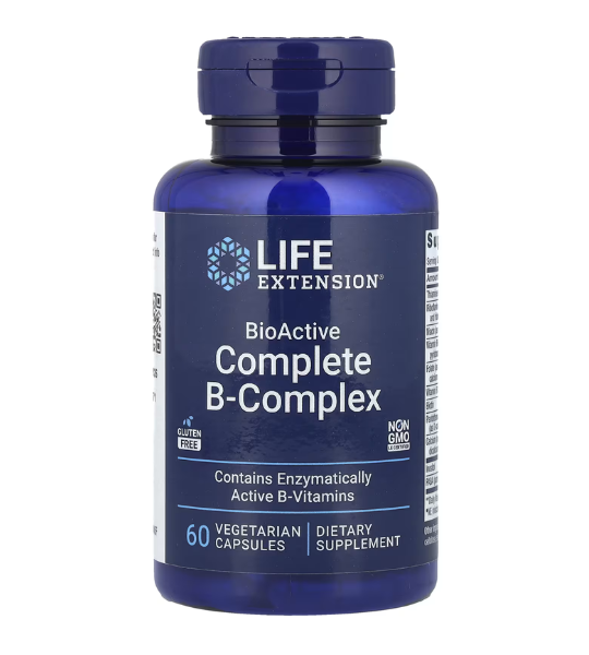 Life Extension, BioActive Complete B-Complex, 60 Vegetarian Capsules in Pakistan