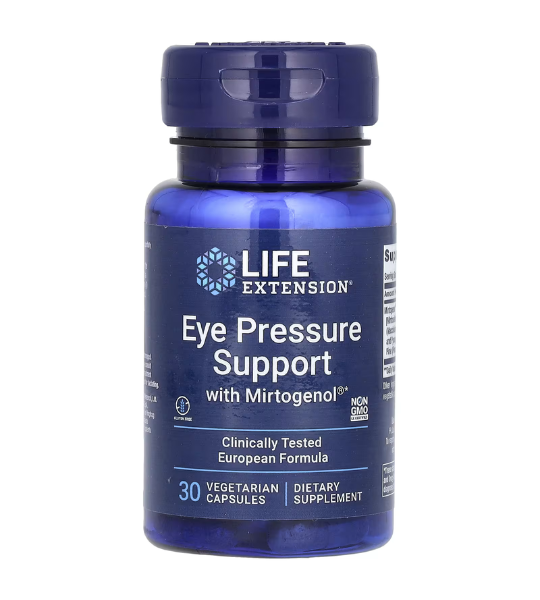 Life Extension, Eye Pressure Support with Mirtogenol, 30 Vegetarian Capsules in Pakistan