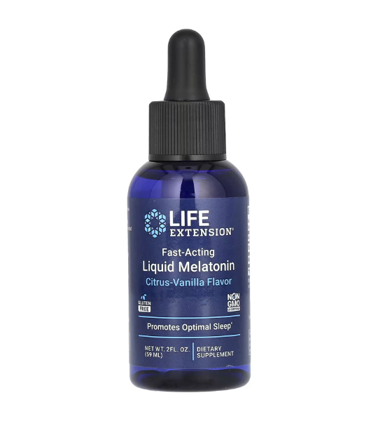 Life Extension, Fast-Acting Liquid Melatonin, Citrus-Vanilla, 2 fl oz (59 ml) in Pakistan