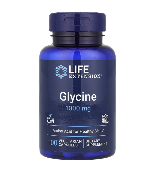 Life Extension, Glycine, 1,000 mg, 100 Vegetarian Capsules in Pakistan