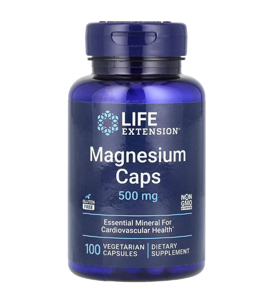Life Extension, Magnesium Caps, 500 mg, 100 Vegetarian Capsules in Pakistan