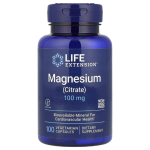 Life Extension, Magnesium (Citrate), 100 mg, 100 Vegetarian Capsules in Pakistan