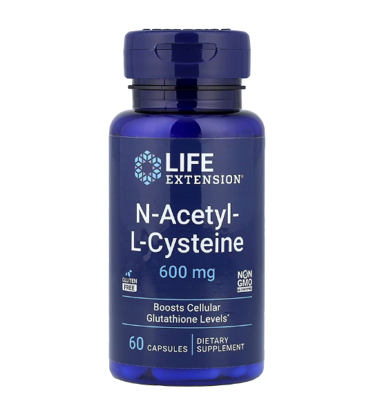 Life Extension, N-Acetyl-L-Cysteine, 600 mg, 60 Capsules in Pakistan