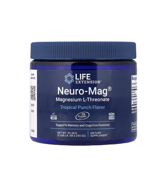 Life Extension, Neuro-Mag®, Magnesium L-Threonate, Tropical Punch, 3.293 oz (93.35 g) in Pakistan