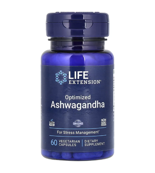 Life Extension, Optimized Ashwagandha, 60 Vegetarian Capsules in Pakistan
