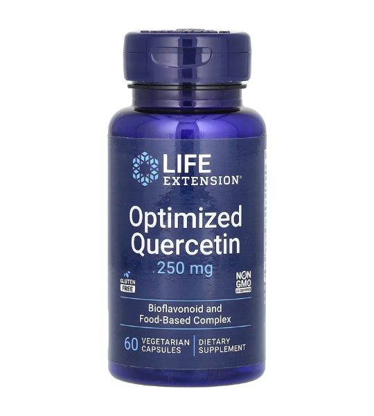 Life Extension, Optimized Quercetin, 250 mg, 60 Vegetarian Capsules in Pakistan