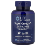 Life Extension, Super Omega-3, EPADHA Fish Oil, Sesame Lignans & Olive Extract, 60 Softgels in Pakistan