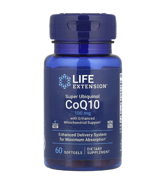 Life Extension, Super Ubiquinol CoQ10 with Enhanced Mitochondrial Support, 100 mg, 60 Softgels in Pakistan