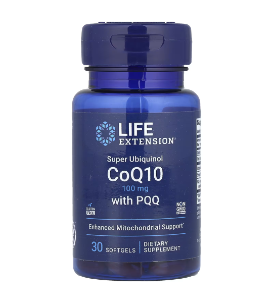 Life Extension, Super Ubiquinol CoQ10 with PQQ, 100 mg, 30 Softgels in Pakistan