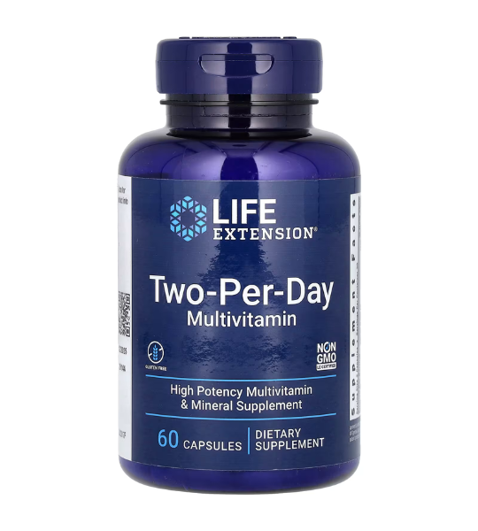 Life Extension, Two-Per-Day Multivitamin, 60 Capsules in Pakistan