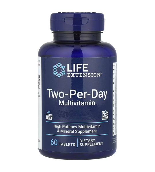 Life Extension, Two-Per-Day Multivitamin, 60 Tablets in Pakistan
