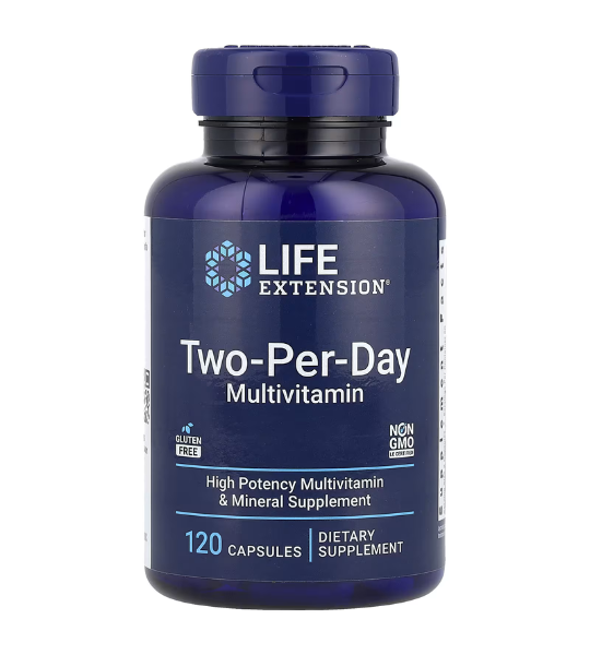 Life Extension, Two-Per-Day Multivitamin, V2, 120 Capsules in Pakistan