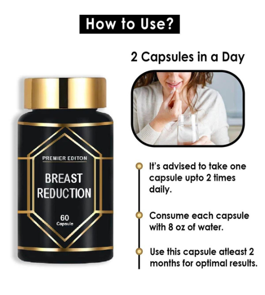 Life of Tree Breast Reduction Capsule for Firmer & Tight Breasts - 60 Caps in Pakistan