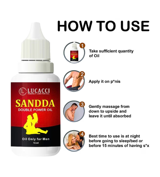 Lucacci Sandda Double Power Oil in Pakistan