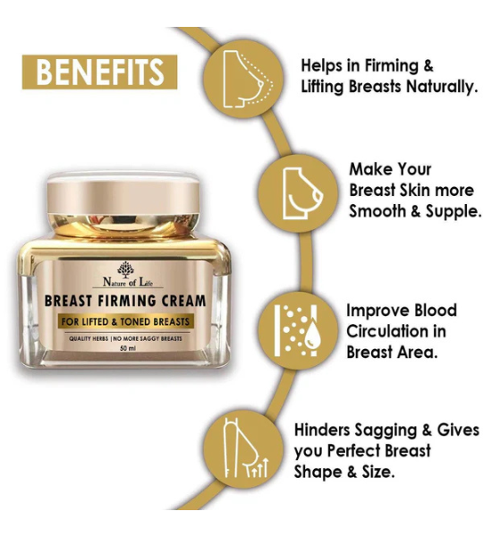 Nature of Life Breast Firming Cream for Breast Lifting & Tightening 50ml in Pakistan