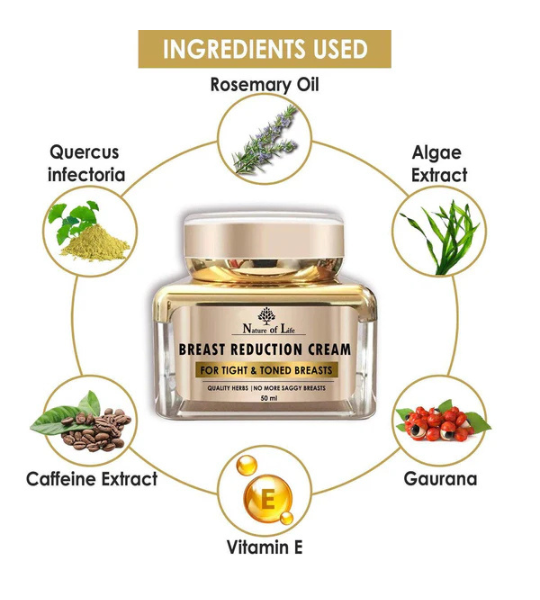 Nature of Life Breast Reduction Cream 50ml in Pakistan
