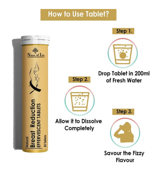 Nature of Life Breast Reduction Effervescent Tablets in Pakistan