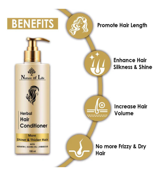Nature of Life Herbal Hair Conditioner 100ml in Pakistan