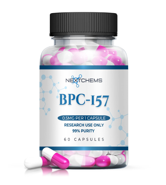 NextChems BPC-157 0.5mg 60 Capsules in Pakistan