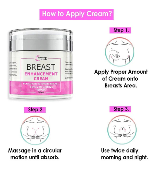 NOL Breast Enhancement Cream for Lifting & Toning Breasts 50ml in Pakistan