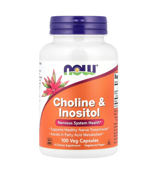 NOW Foods, Choline & Inositol, 100 Veg Capsules in Pakistan