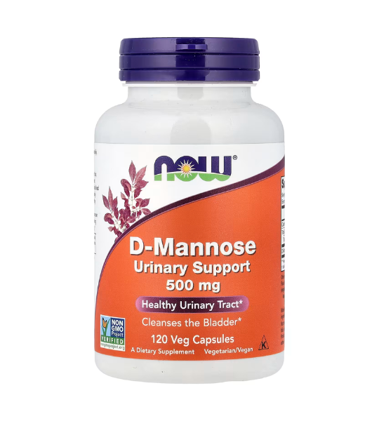 NOW Foods, D-Mannose, 500 mg, 120 Veg Capsules in Pakistan