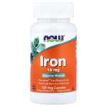 NOW Foods Iron 18 mg 120 Veg Capsules in Pakistan