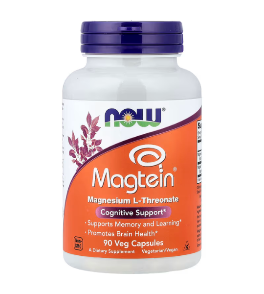 NOW Foods, Magtein®, 90 Veg Capsules in Pakistan