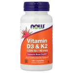 NOW Foods Vitamin D3 & K2 Capsules in Pakistan