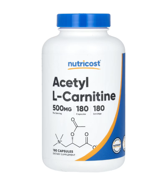 Nutricost, Acetyl L-Carnitine, 500 mg, 180 Capsules in Pakistan