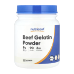 Nutricost, Beef Gelatin Powder, Unflavored, 32.4 oz (907 g) in Pakistan