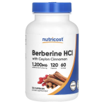 Nutricost, Berberine HCl With Ceylon Cinnamon, 120 Capsules in Pakistan