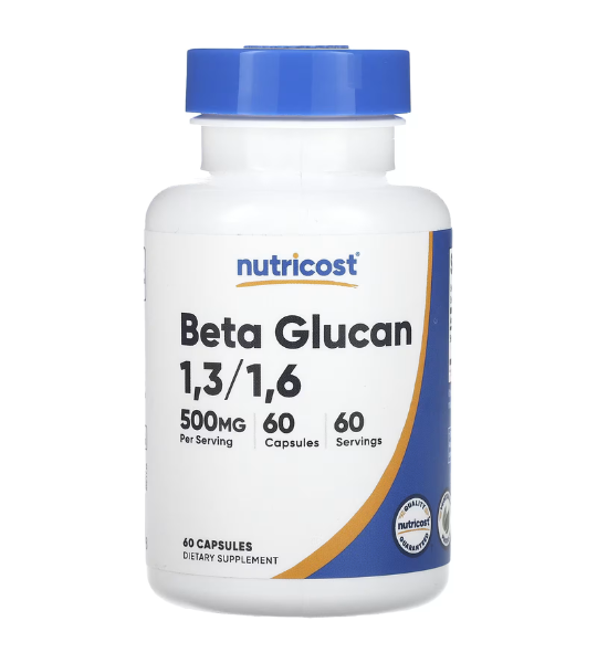 Nutricost, Beta Glucan 1,3/1,6, 500 mg, 60 Capsules in Pakistan