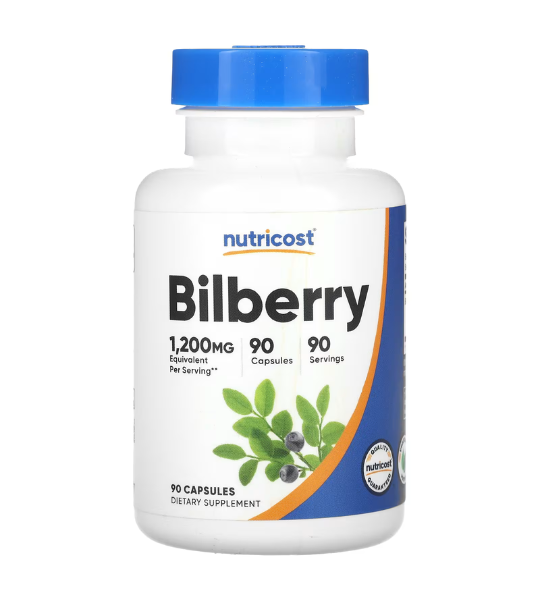 Nutricost, Bilberry, 1,200 mg, 90 Capsules in Pakistan