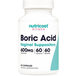 Nutricost Boric Acid Vaginal Suppository 600mg, 60 Capsules in Pakistan