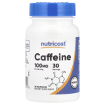 Nutricost, Caffeine, 100 mg, 30 Capsules in Pakistan
