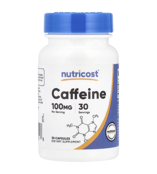 Nutricost, Caffeine, 100 mg, 30 Capsules in Pakistan