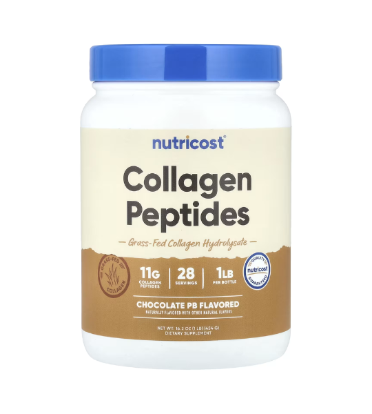 Nutricost, Collagen Peptides, Chocolate PB, 16.2 oz (454 g) in Pakistan