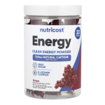 Nutricost, Energy, Clean Energy Powder, Grape, 20 Stick Packs, 0.18 oz (5 g) Each in Pakistan