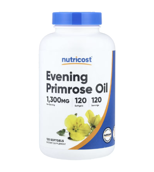 Nutricost, Evening Primrose Oil, 1,300 mg, 120 Softgels in Pakistan