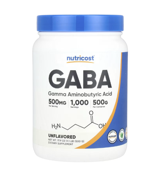 Nutricost, GABA, Unflavored, 17.9 oz (500 g) in Pakistan