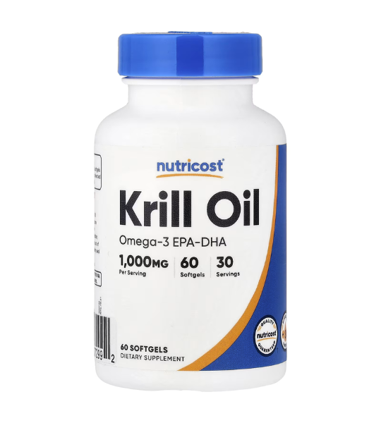Nutricost, Krill Oil, 1,000 mg, 60 Softgels in Pakistan