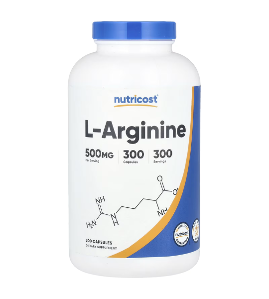 Nutricost, L-Arginine, 500 mg, 300 Capsules in Pakistan