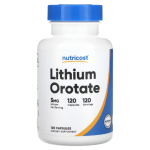 Nutricost, Lithium Orotate, 5 mg, 120 Capsules in Pakistan
