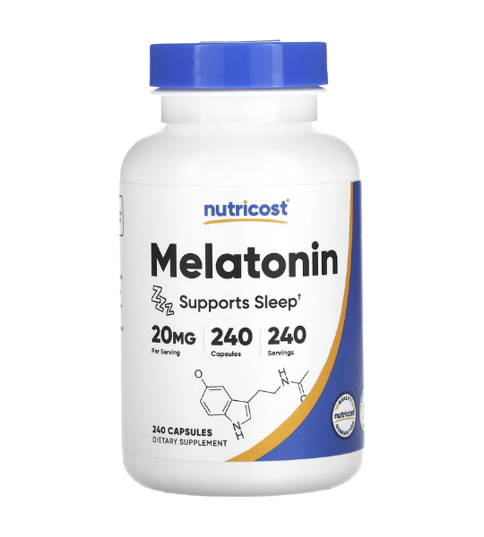 Nutricost, Melatonin, 20 mg, 240 Capsules in Pakistan