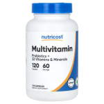Nutricost, Multivitamin, Probiotics + 22 Vitamins & Minerals, 120 Capsules in Pakistan
