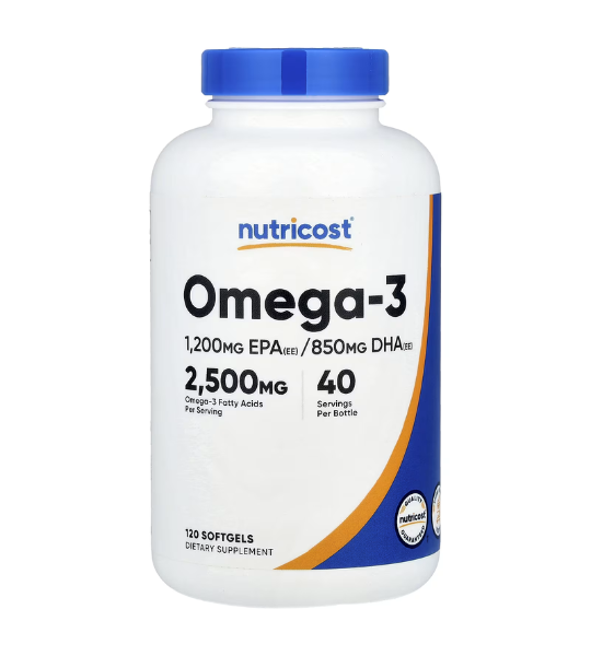 Nutricost, Omega-3, 120 Softgels in Pakistan